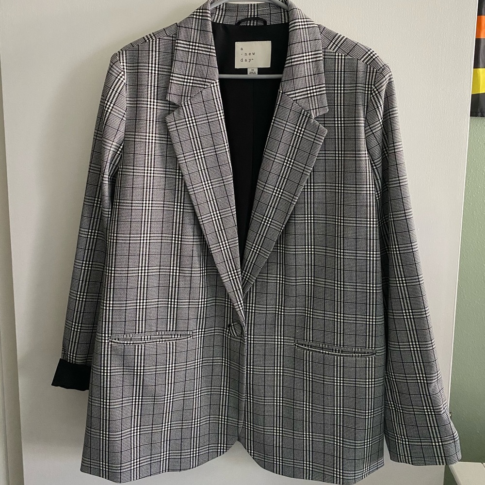 Plaid Blazer